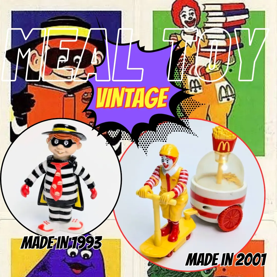 📢 VINTAGEミールトイ❗️🍟🍔