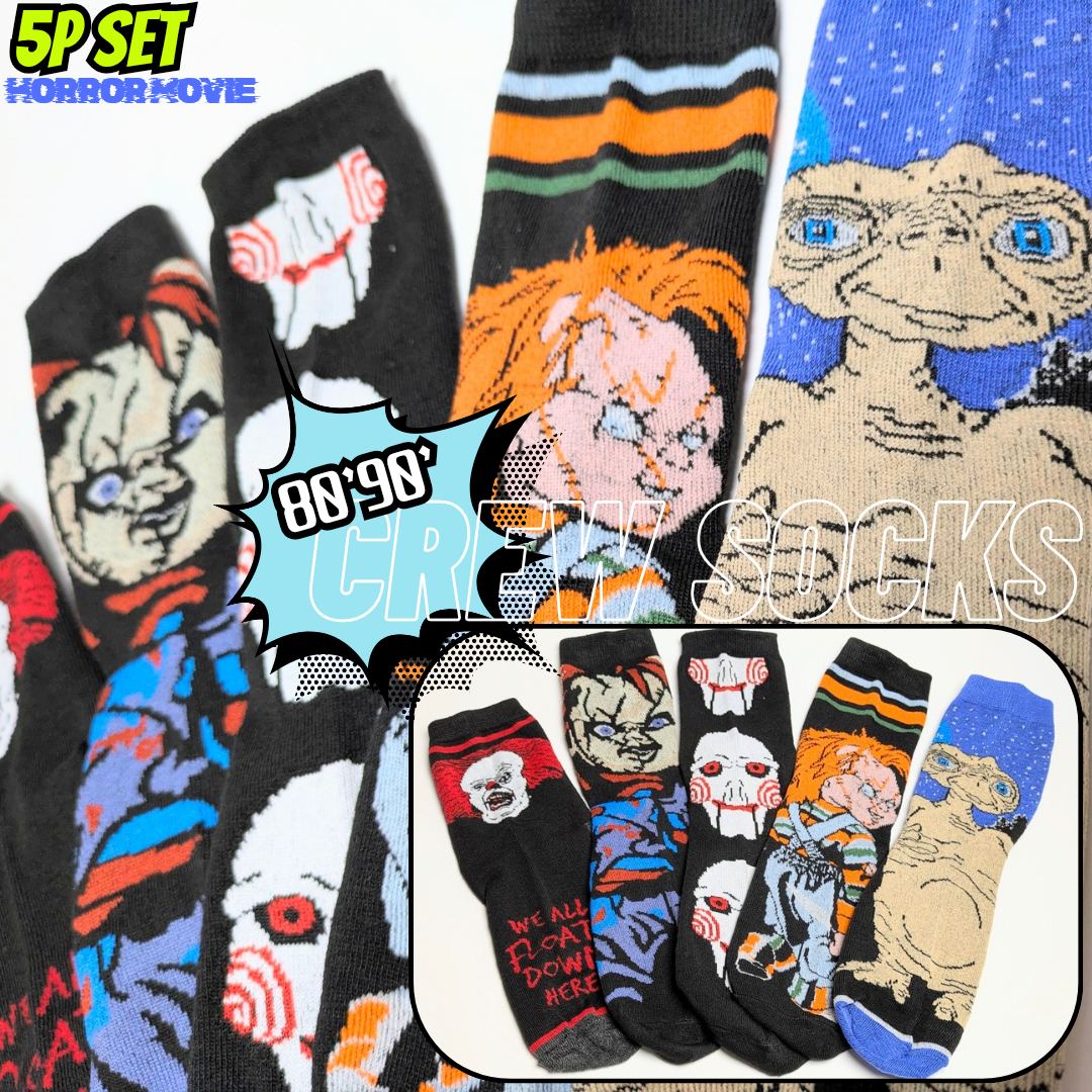 📢 HORROR MOVIE SOCKS🧦🇺🇸