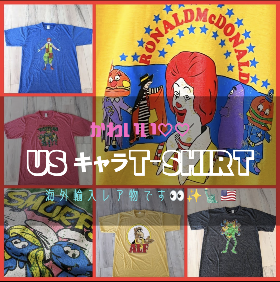 USキャラTシャツ入荷❗🇺🇸