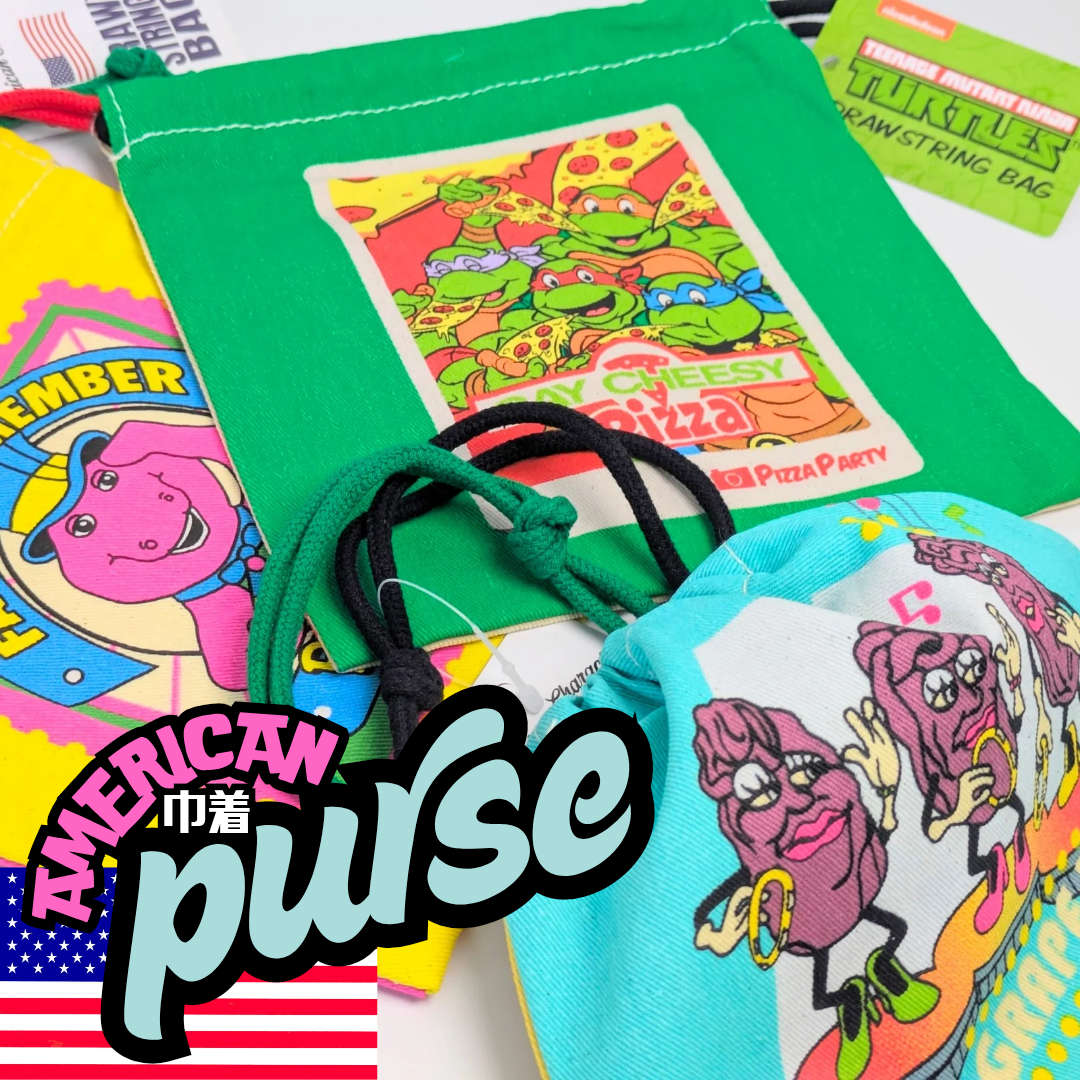 📢 CUTEなアメキャラ巾着🎵🇺🇸