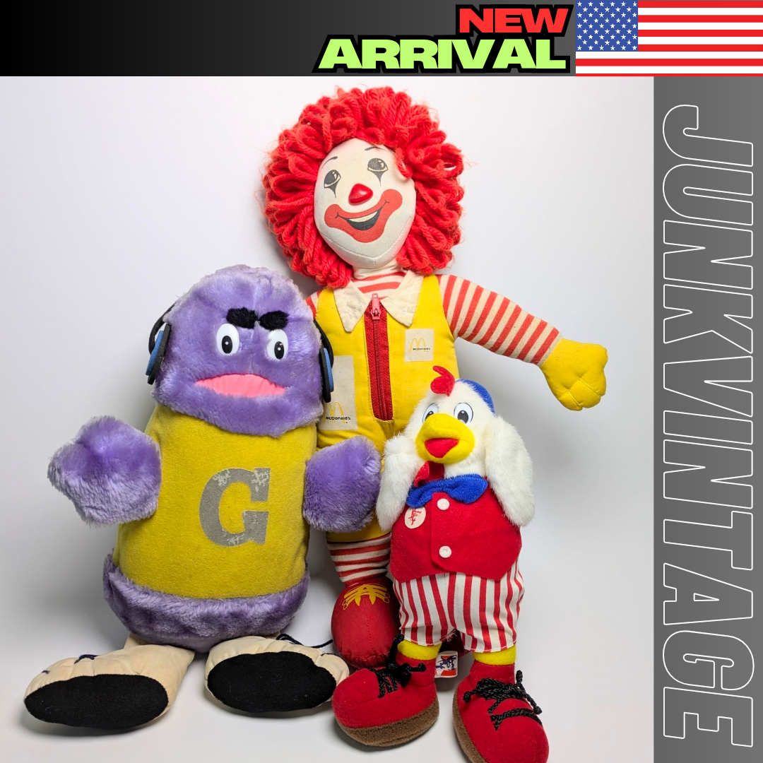 📢 貴重な1984年製のMcDonald'sプラッシュ🍟🍔