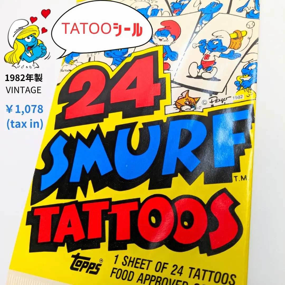 📢 Smurf(スマーフ) VINTAGE物入荷❗