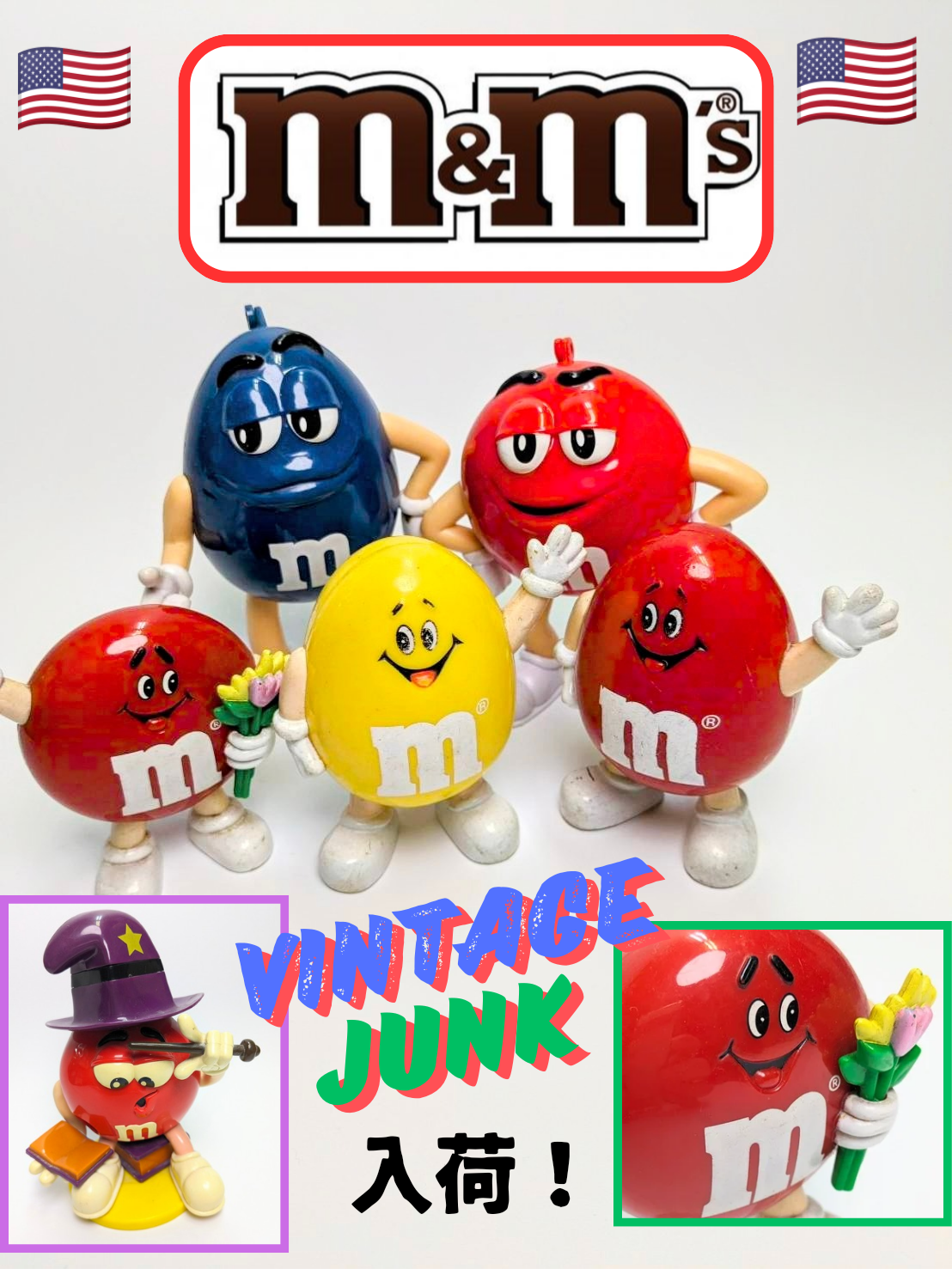 🇺🇸 m&m’s VINTAGE JUNK入荷❗