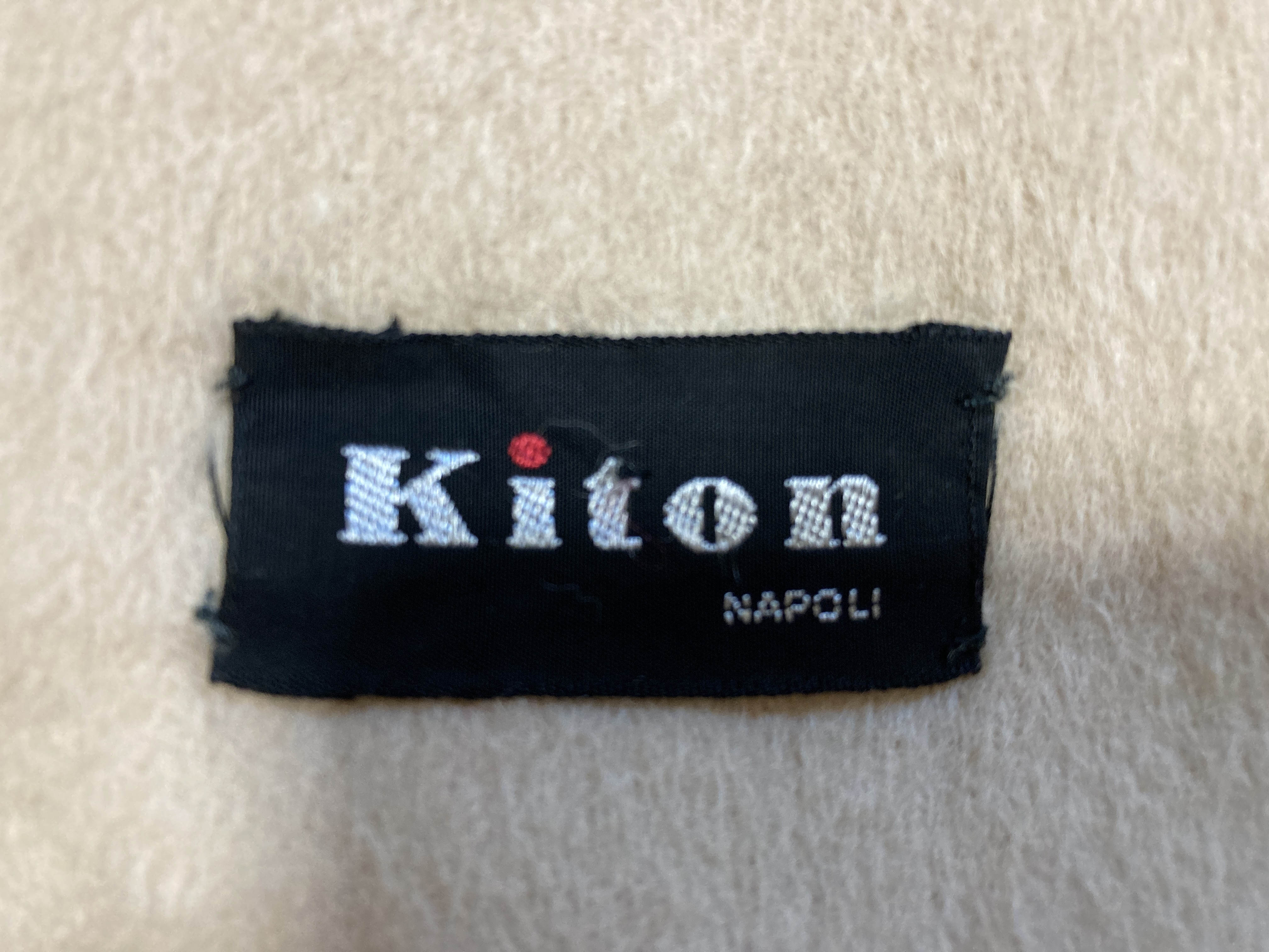 Kiton WOOL&ANGORA DOUBLE FACE RAGLAN SLEEVE COAT