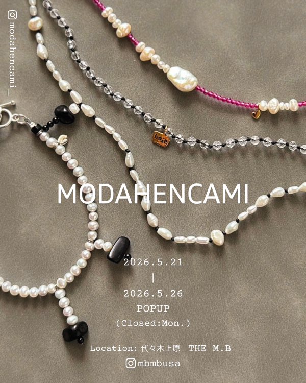 POPUPイベントのお知らせ《2026.5.21 Thu.～5.26 Tue.》
