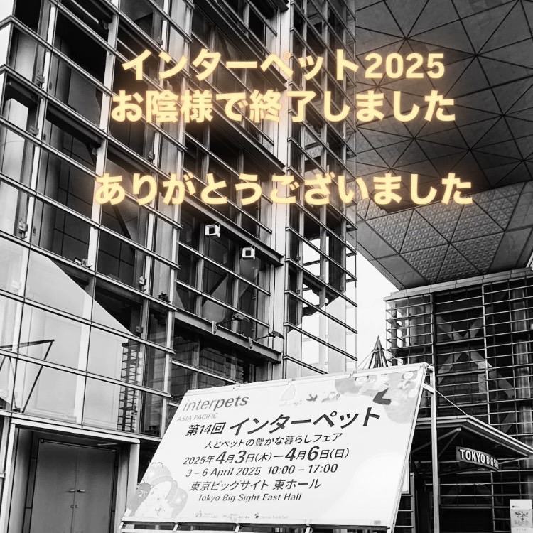第14回インターペットに出展しました。 ご来場ありがとうございました！