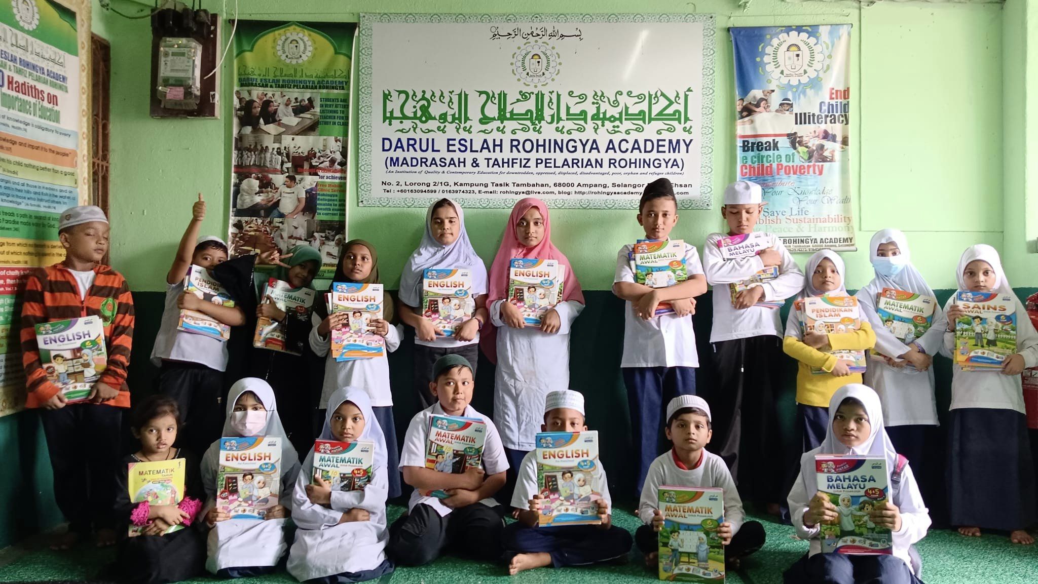 ロヒンギャの学校への支援
