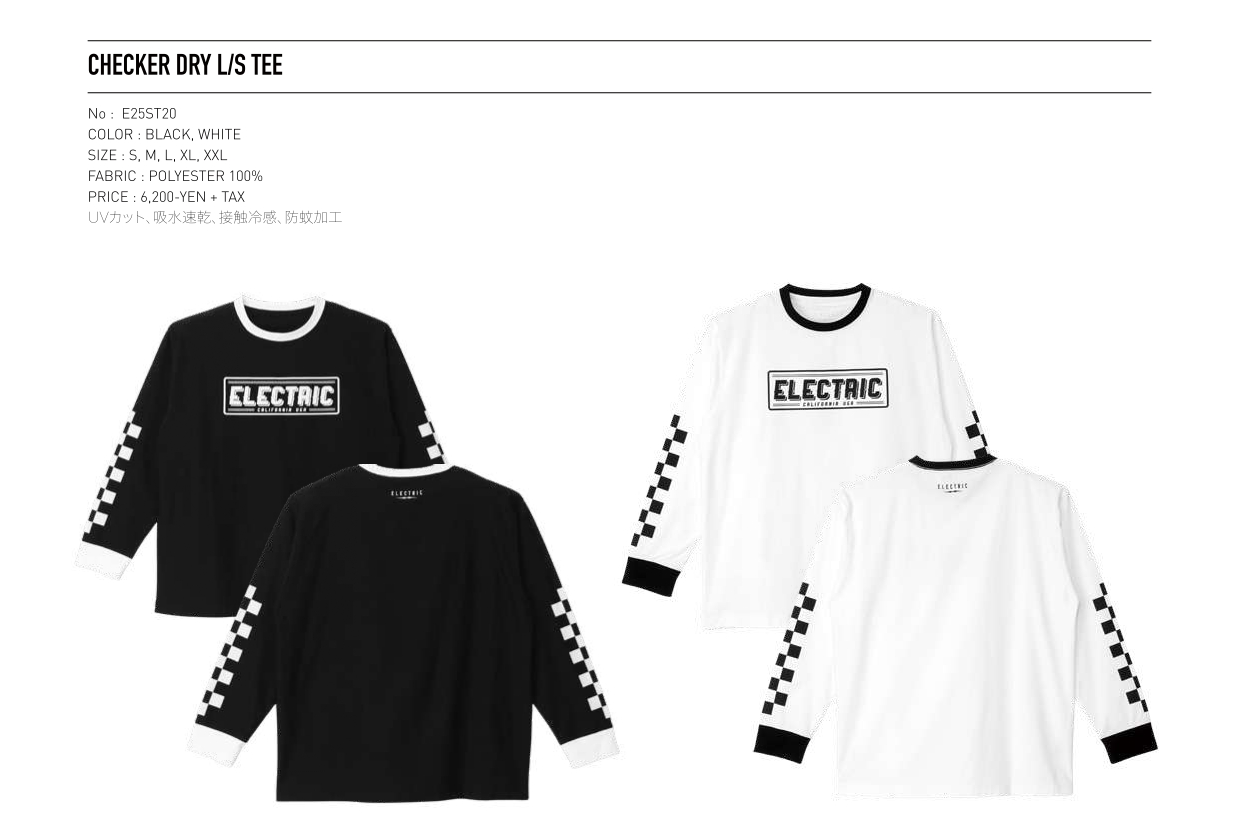 ドライ素材大量入荷【ELECTRIC CALIFORNIA】2025春夏-入荷速報vol2