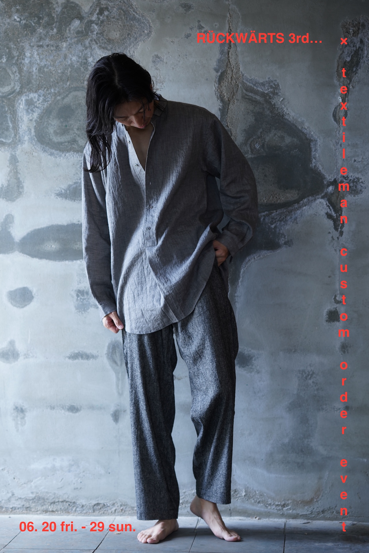 RÜCKSWÄRTS 3rd... × textileman custom order event