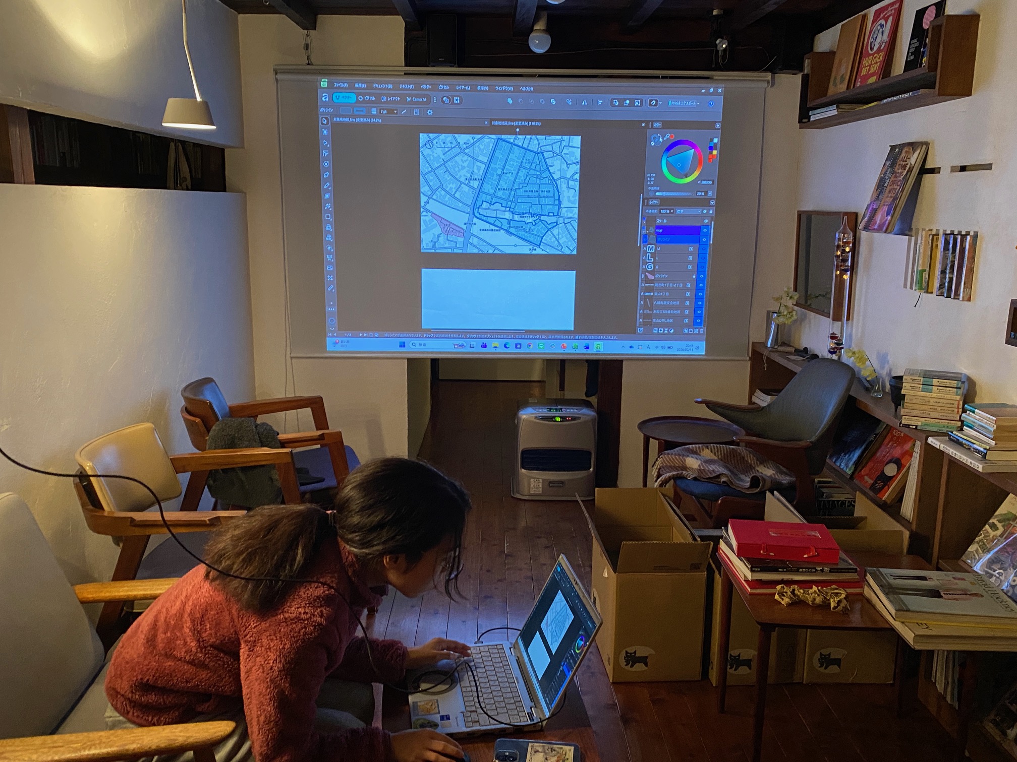 686/1095 ＊冬休み16／プレゼン前夜（2月11日）