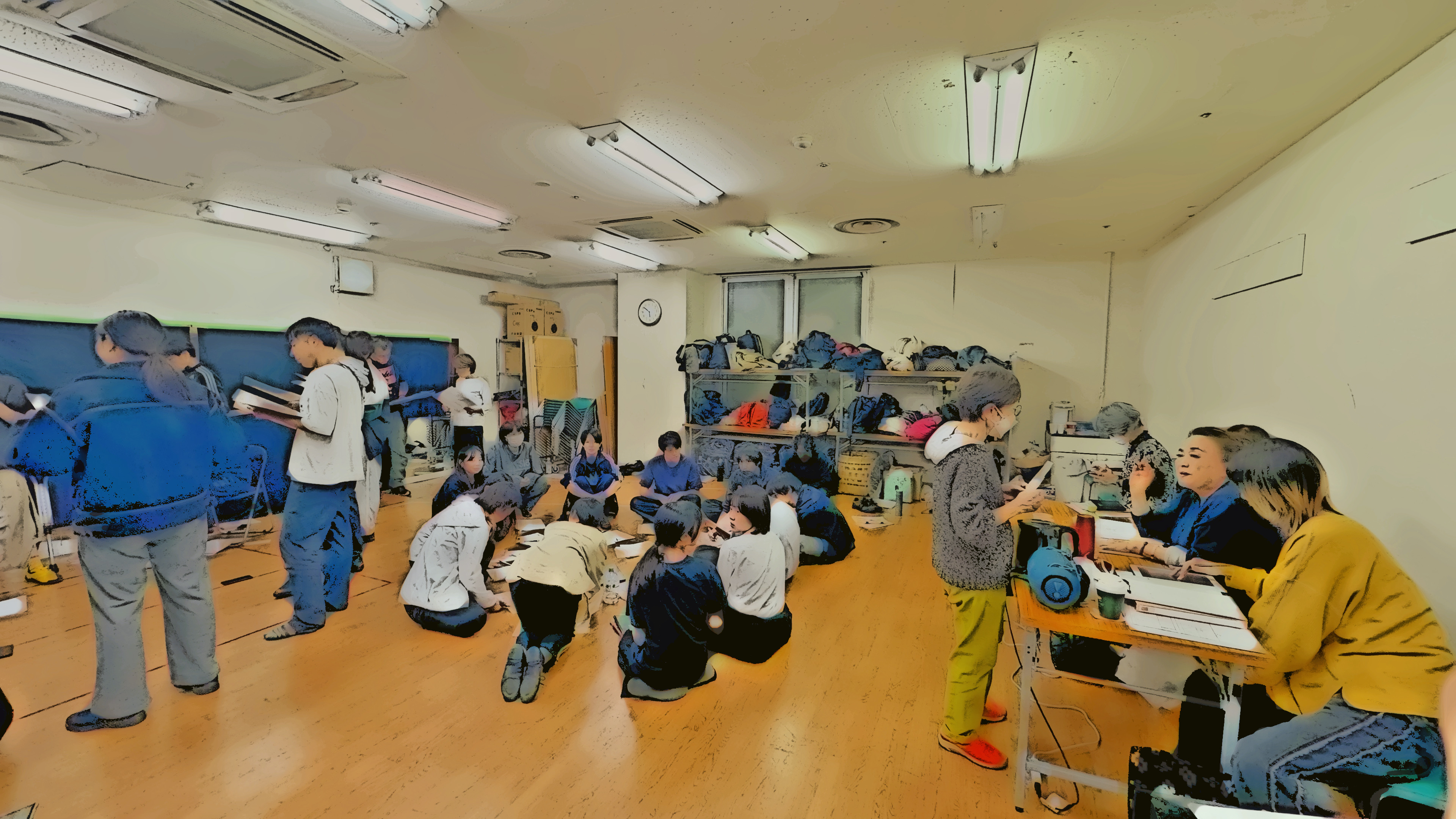 稽古が始まりました。