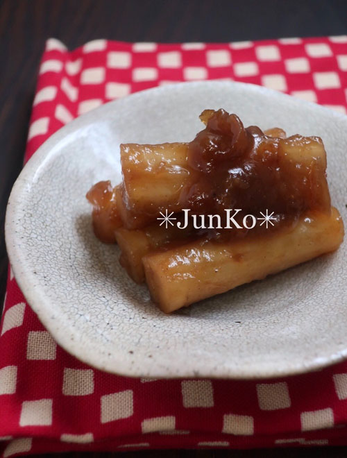新ごぼうの梅煮