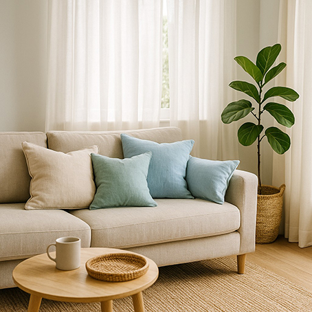 【教えてチヒロさん ♯9】『自然素材で涼感アップ！夏のラグ＆クッションコーデ』