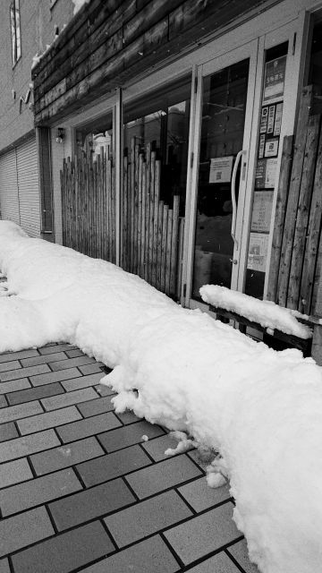 暖冬って聞いてましたけど・・・