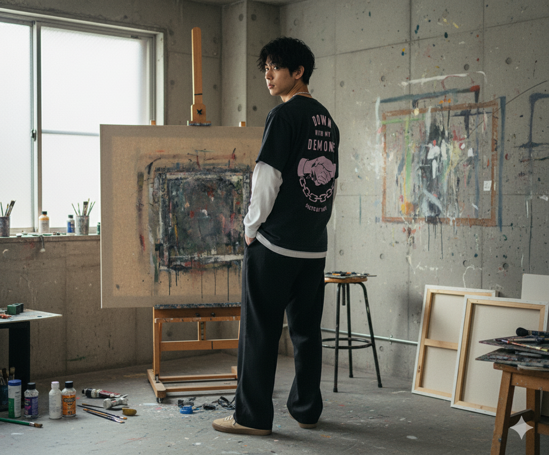 札幌の冬支度に!ダーク&レトロなアートTシャツで個性を主張