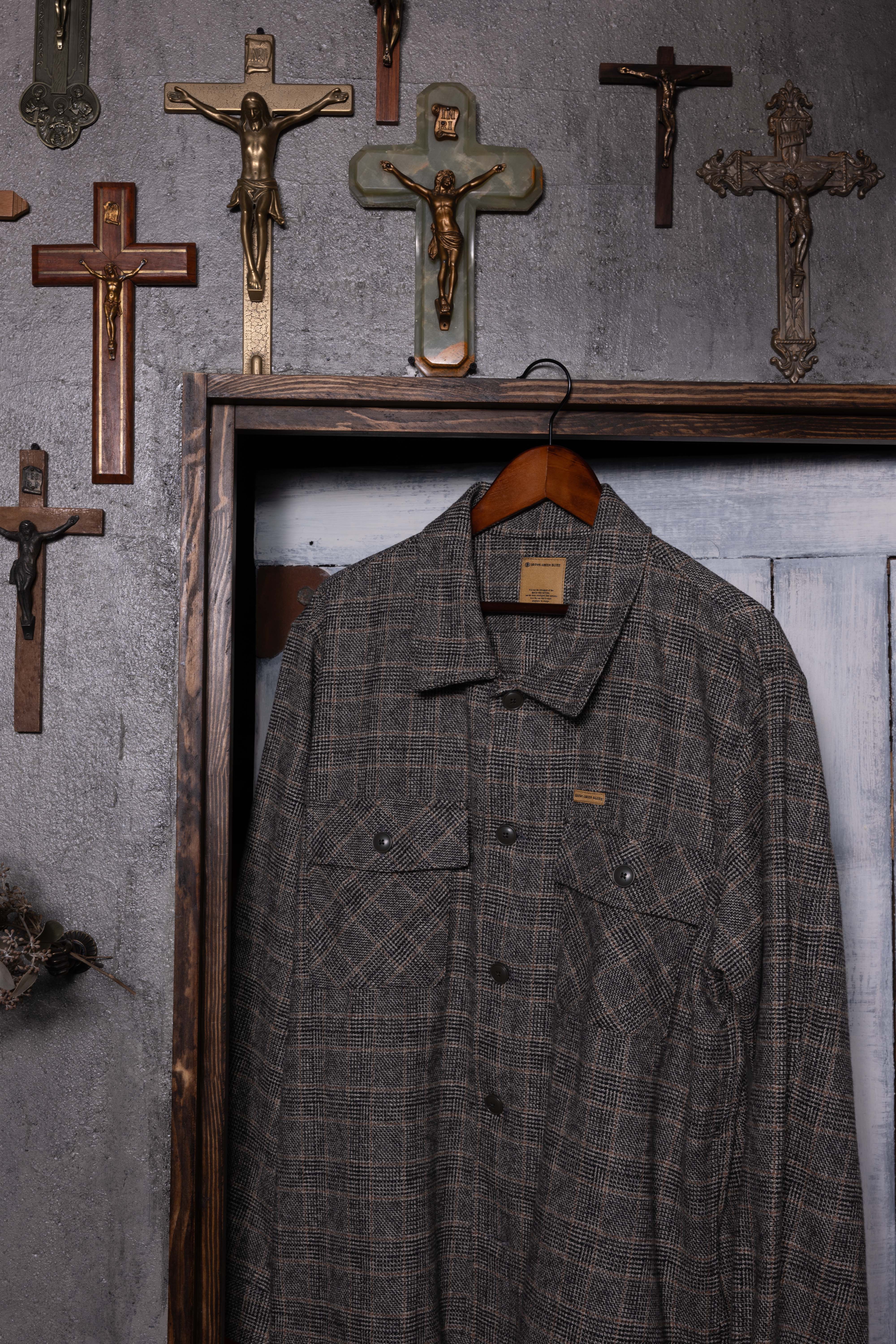 【BROWN GREEN BLUES】ヴィンテージの風合いを凝縮した、至極のチェックシャツ。