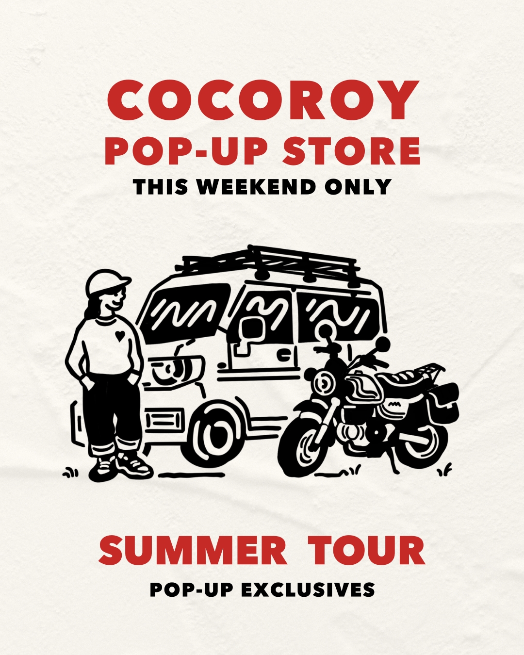 POP-UP STORE -SUMMER TOUR-