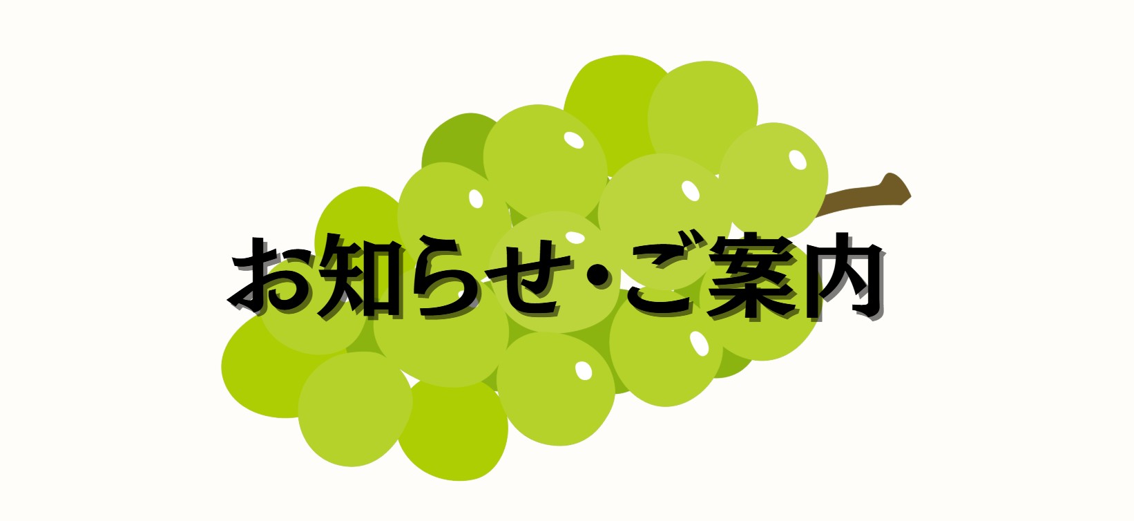 ご案内・今後の予定