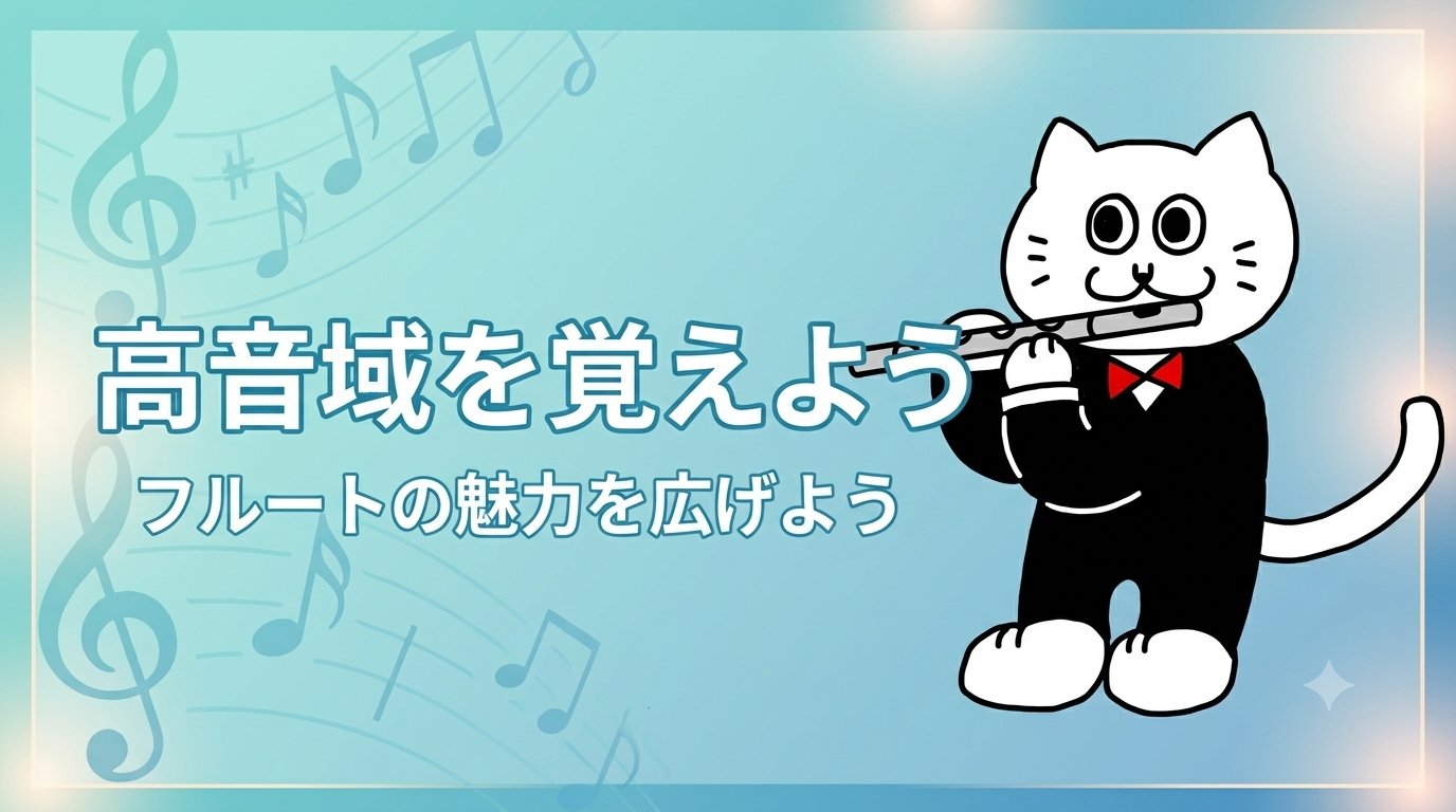 【高音域】フルートの運指を覚えるコツ♪