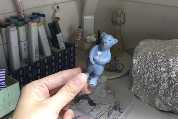 青い熊　　　　　2018.8