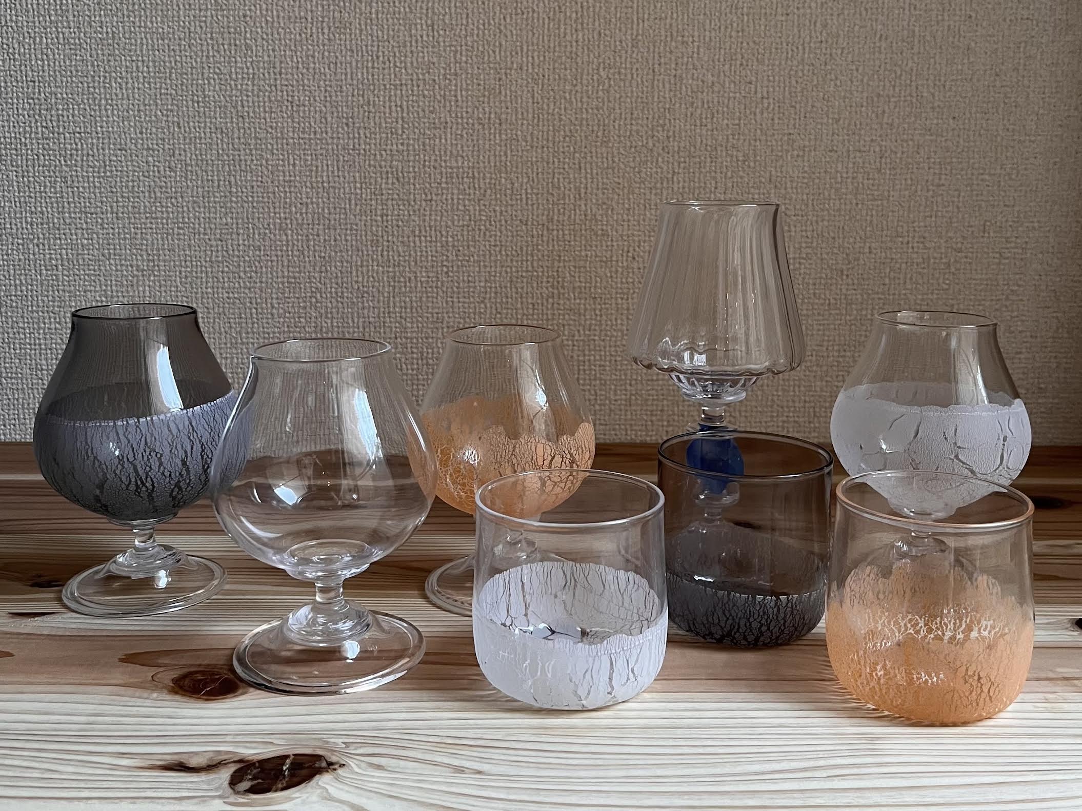 glass studio 三日月【岐阜県】のグラス