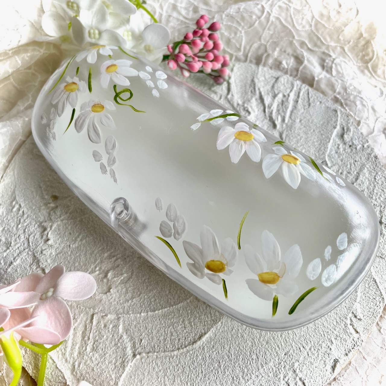 la cornar お花のメガネケース