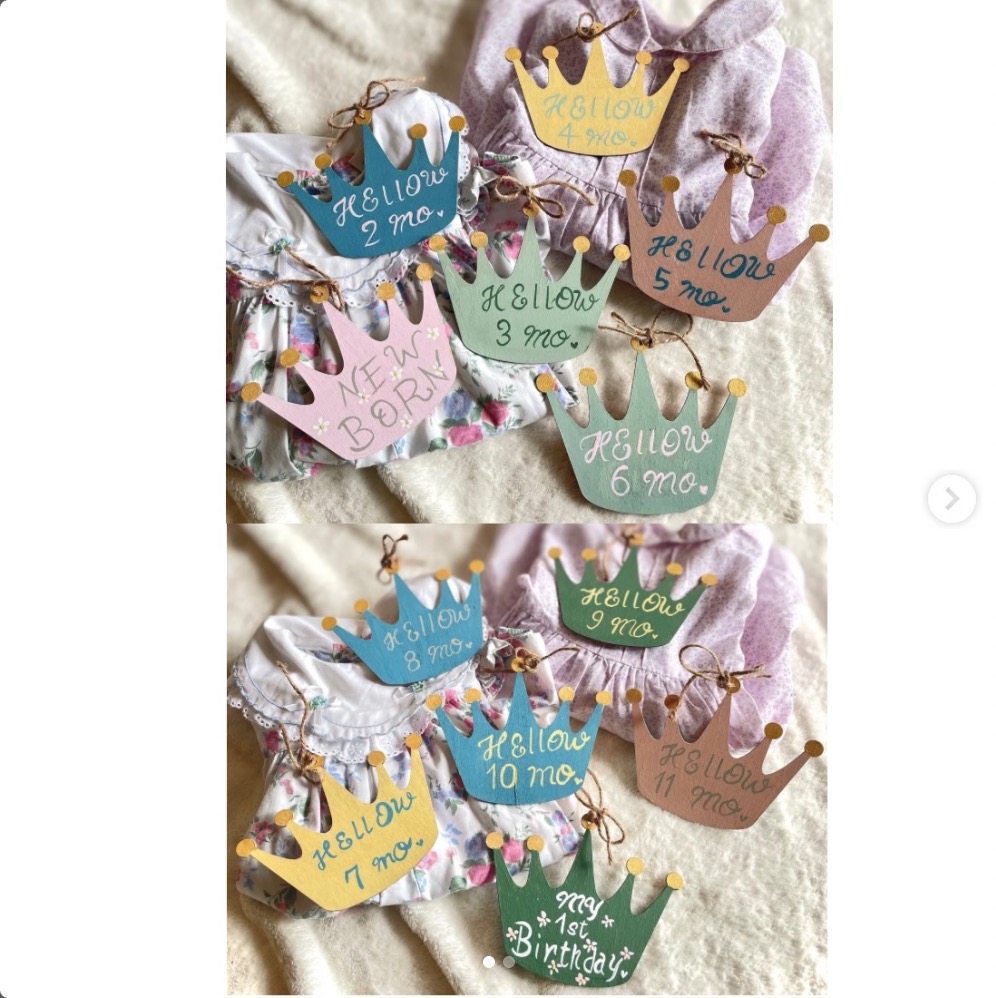 ベビーフォトサイン♪