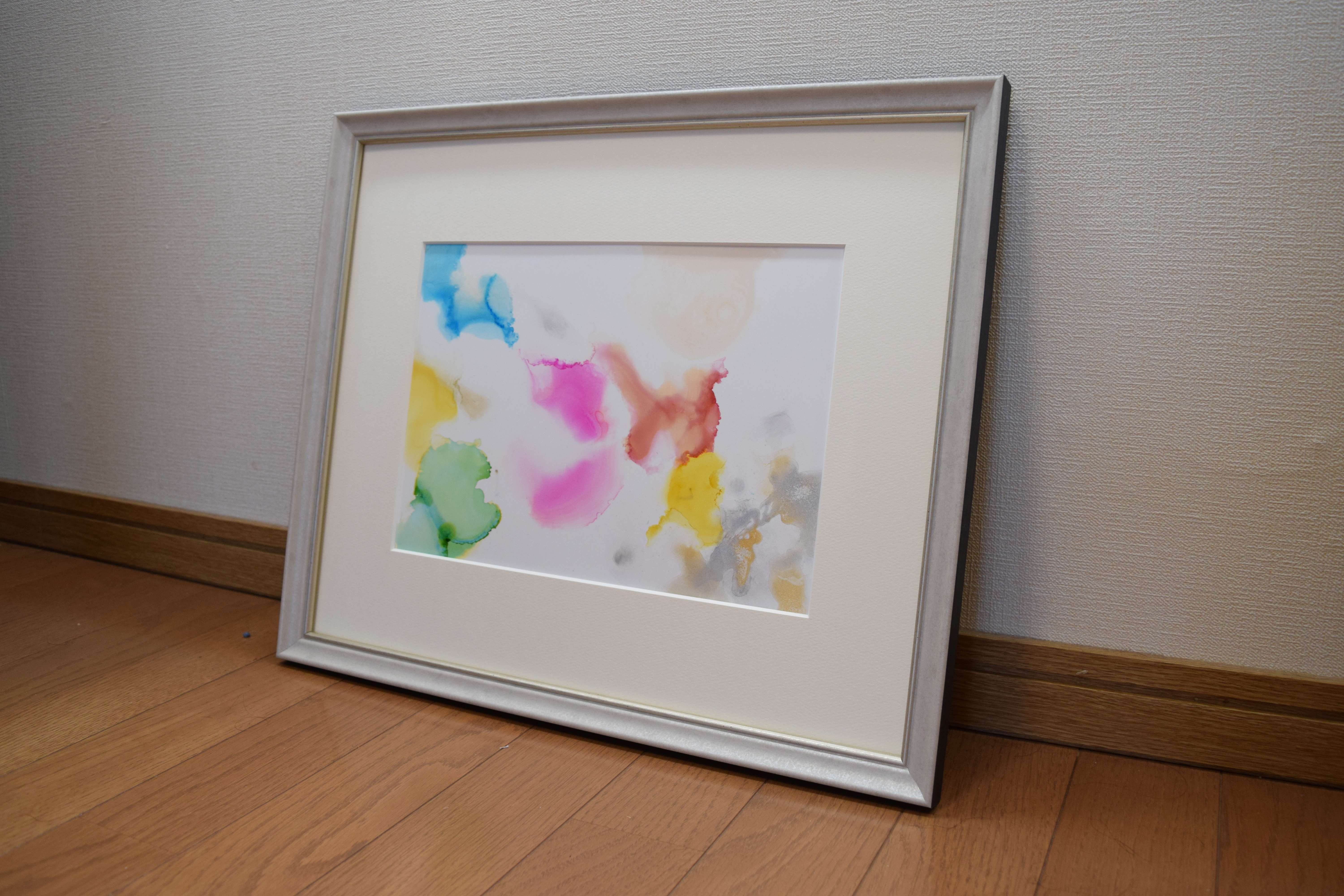 ６月の展覧会に向けて、アート制作しています。