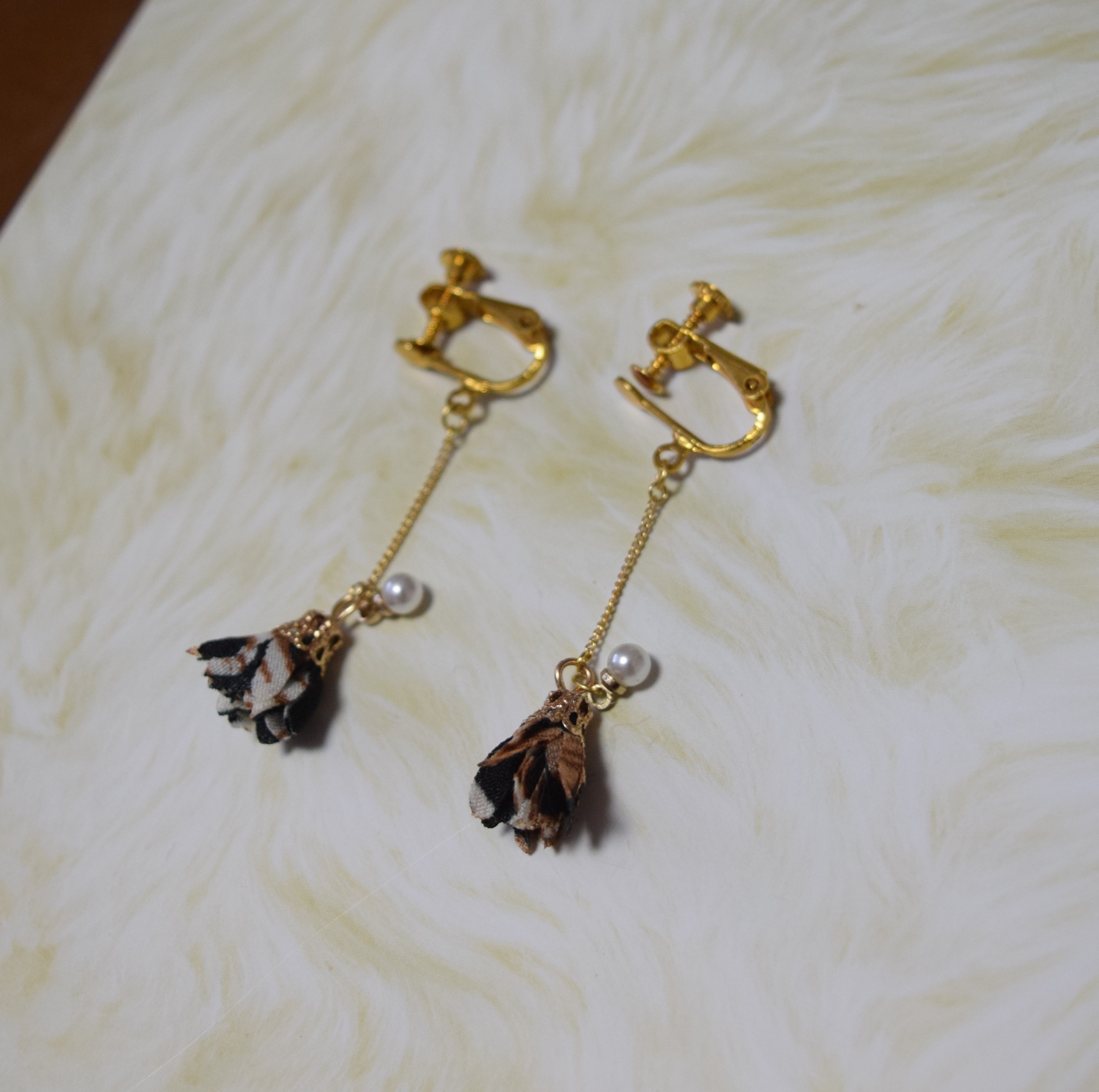 「布花のイヤリング」がリニューアルしました!