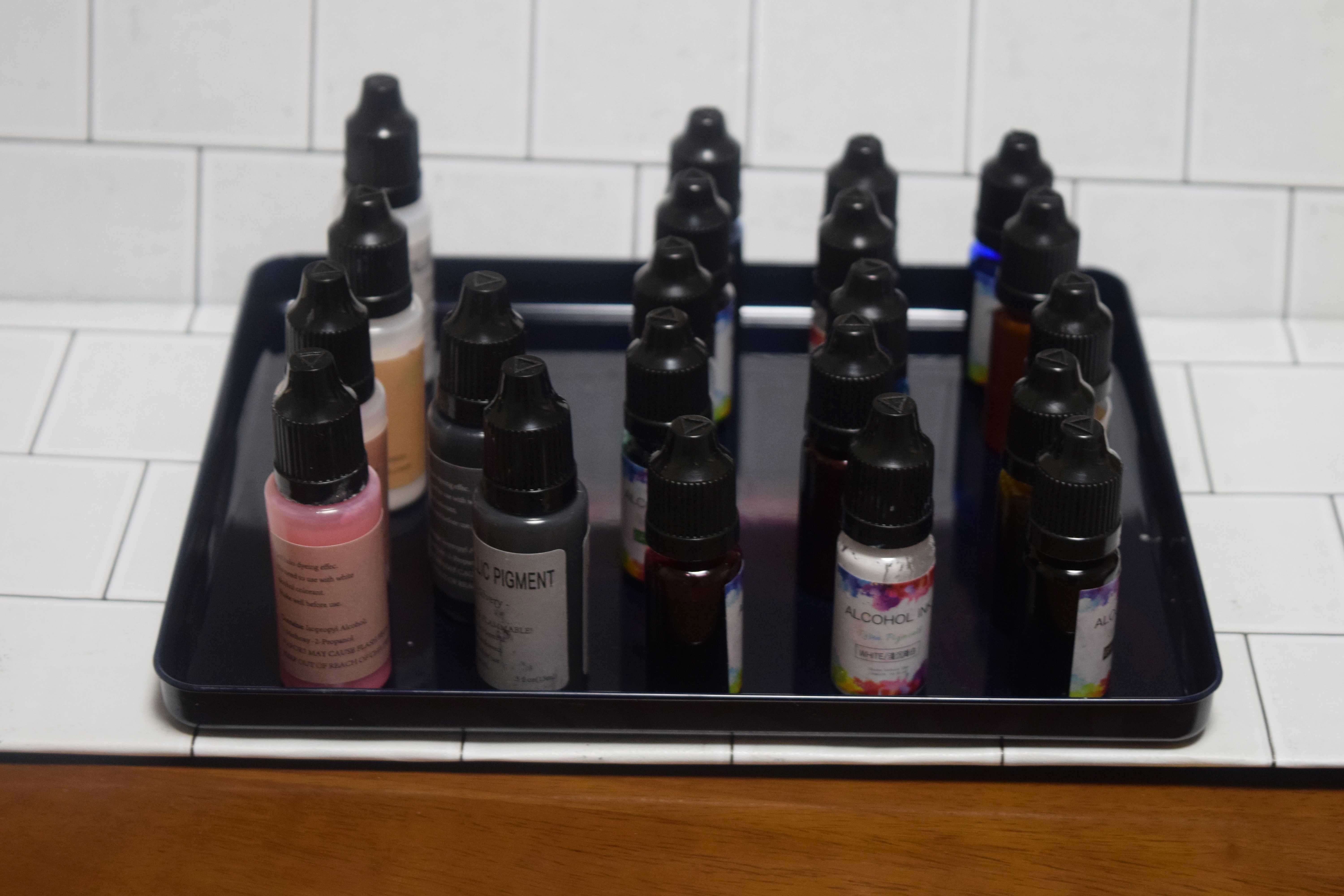 アルコールインクアートに使っている道具をご紹介します！