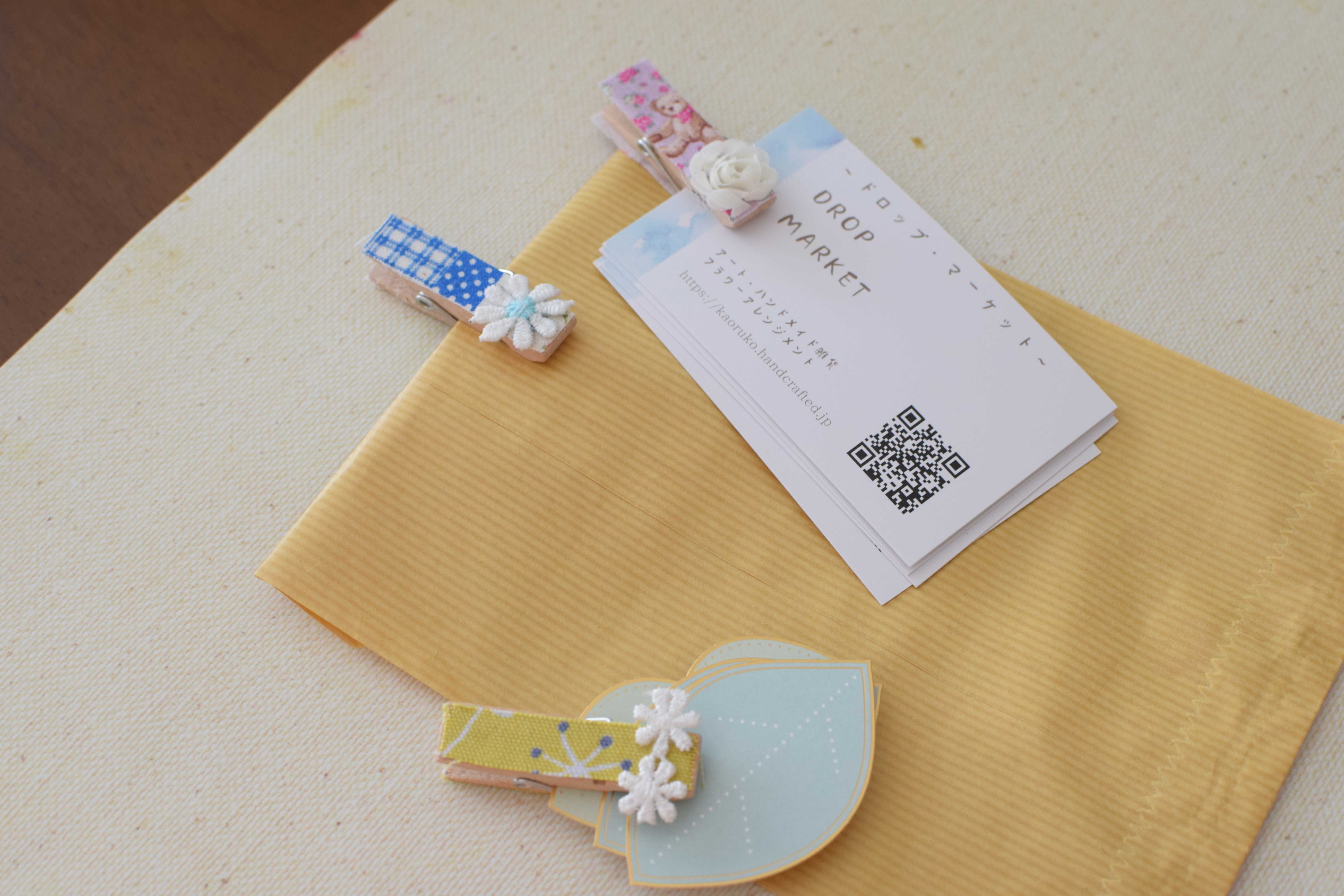 何でも手作り隊⑥ 木製ピンチをデコレーション♪ フラワーレースピンチ