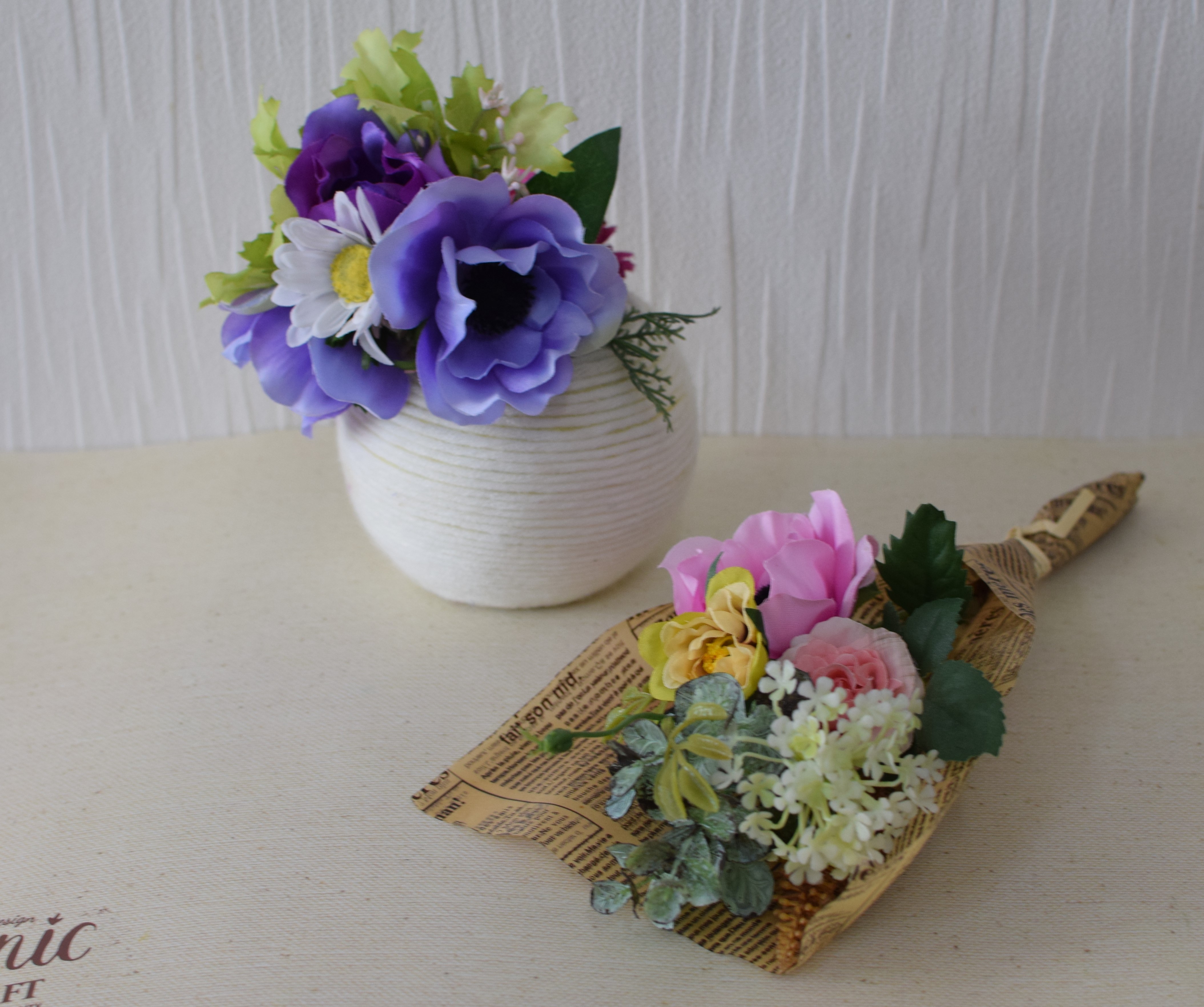 地震があって、お花の飾り方を考え直しました。