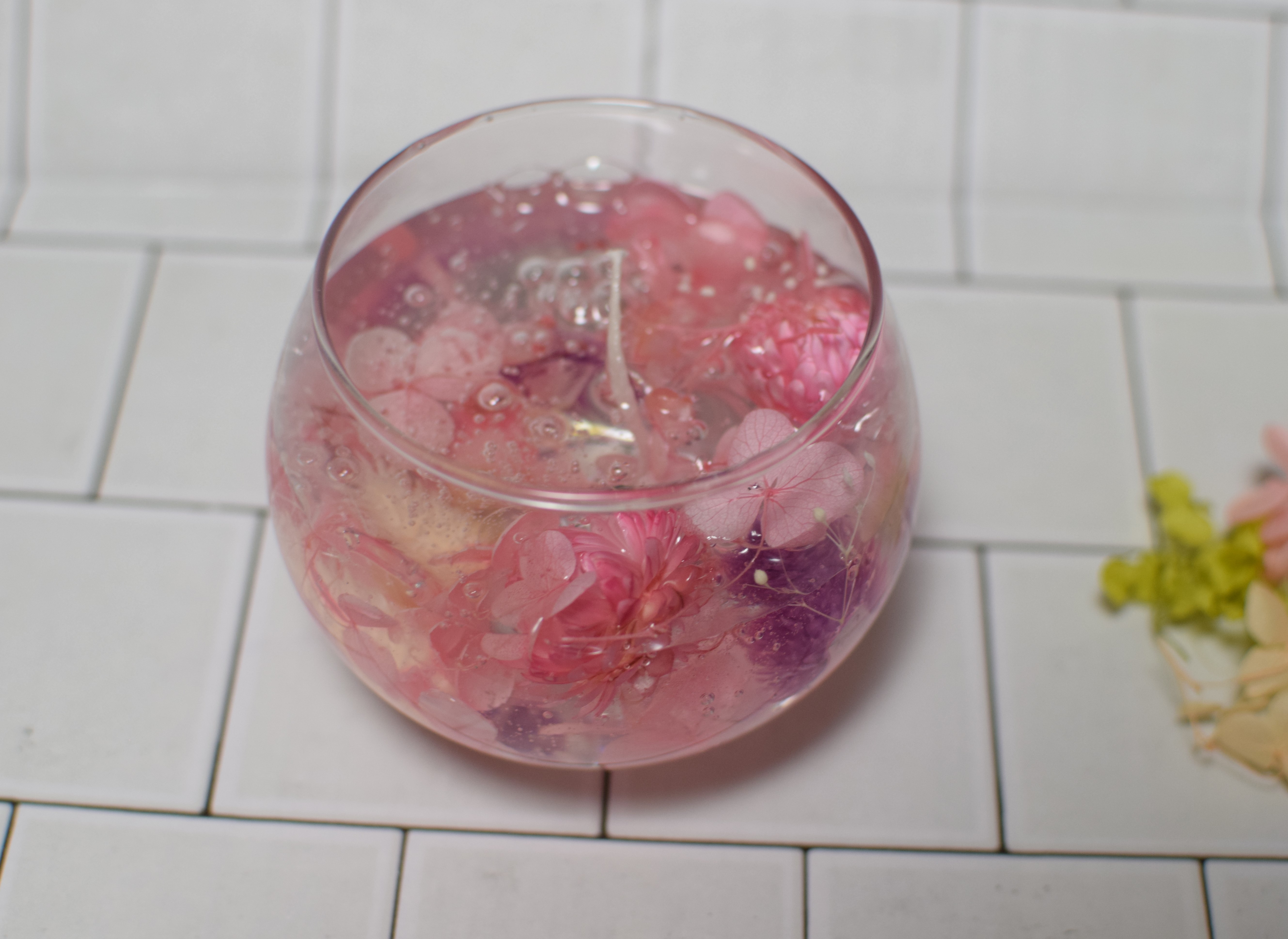 ジェルキャンドル作りに挑戦してみました♪