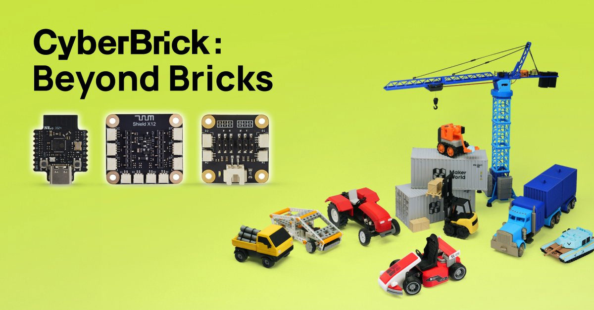 Bambu Lab、3Dプリント玩具ブランド「CyberBrick」を発表
