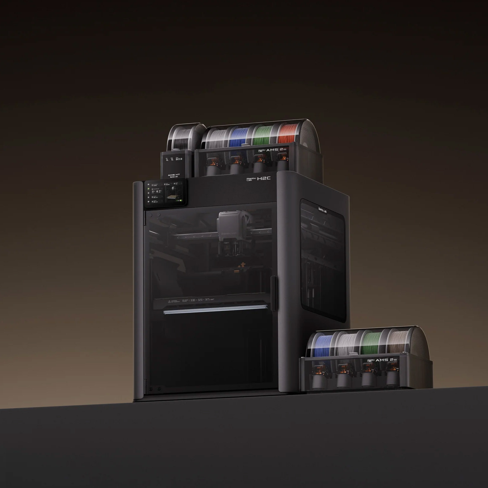 ホットエンド切替で進化する「Bambu Lab H2C」発売開始