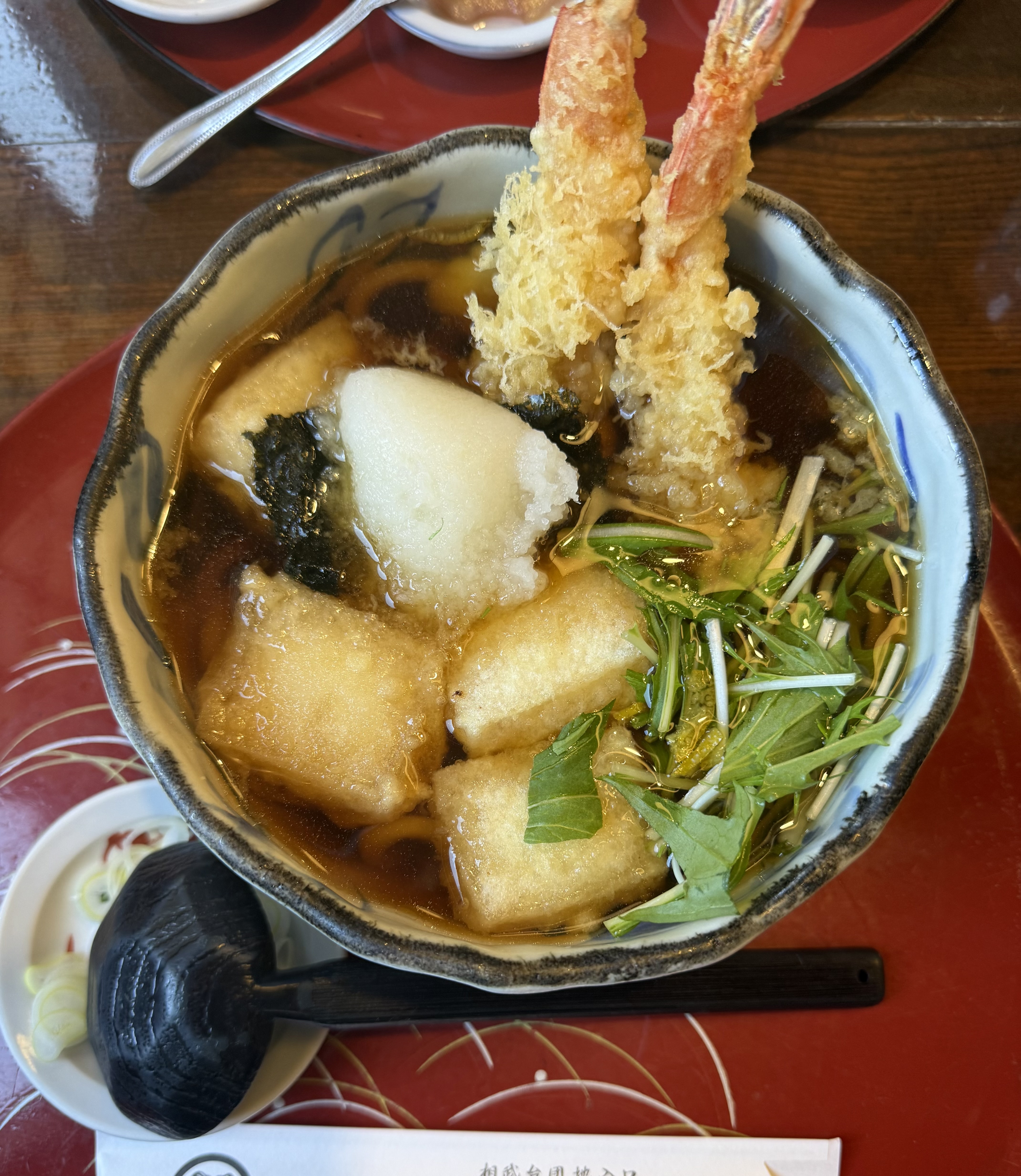 うどんもおいしいですね^ ^