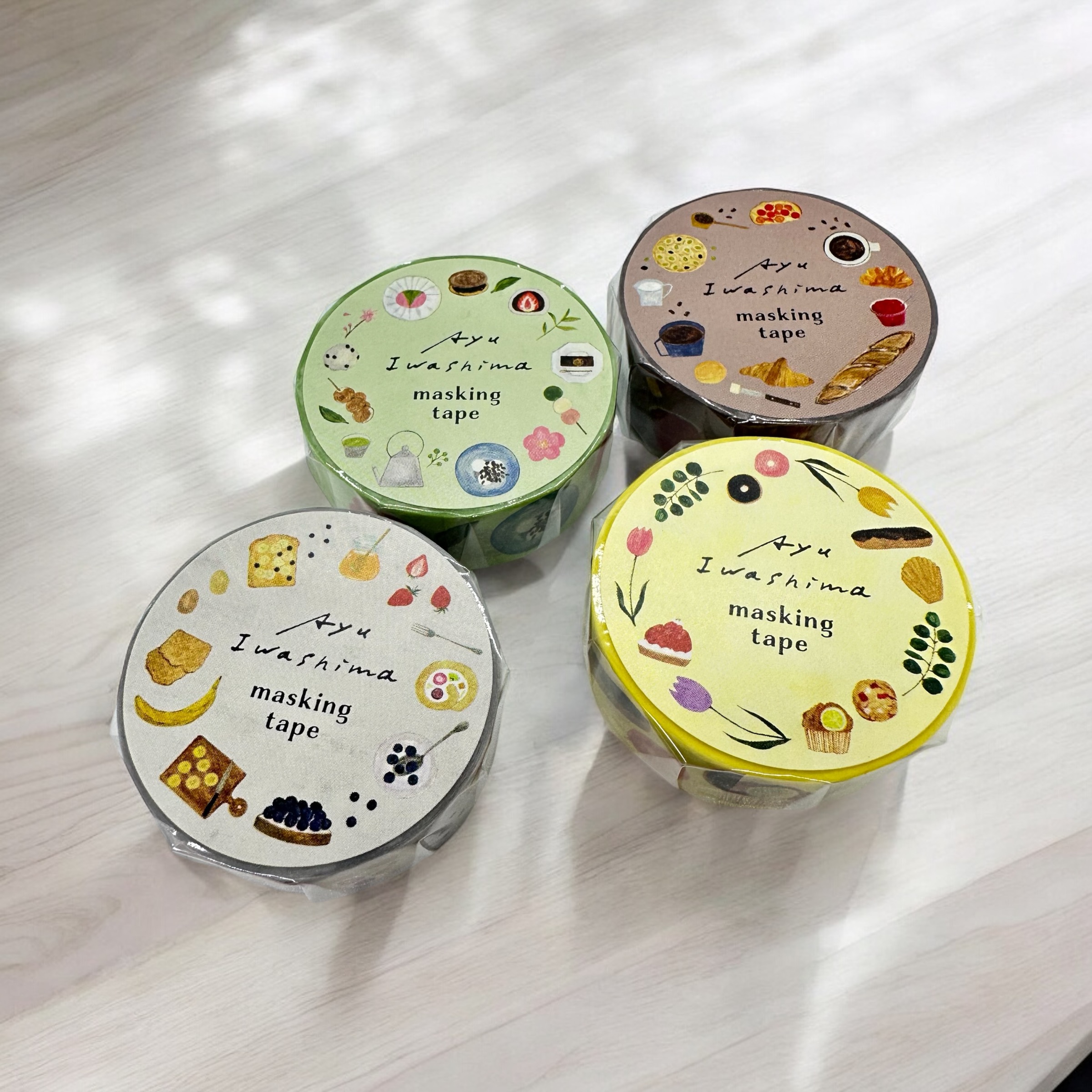 エルコミューンのいわしまあゆさんデザインのマスキングテープ販売中です✨
