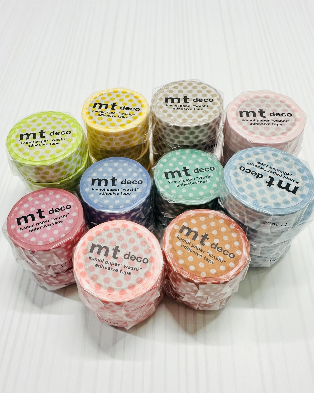 mt のドット柄マステ、再入荷しました！人気カラーが勢ぞろい✨