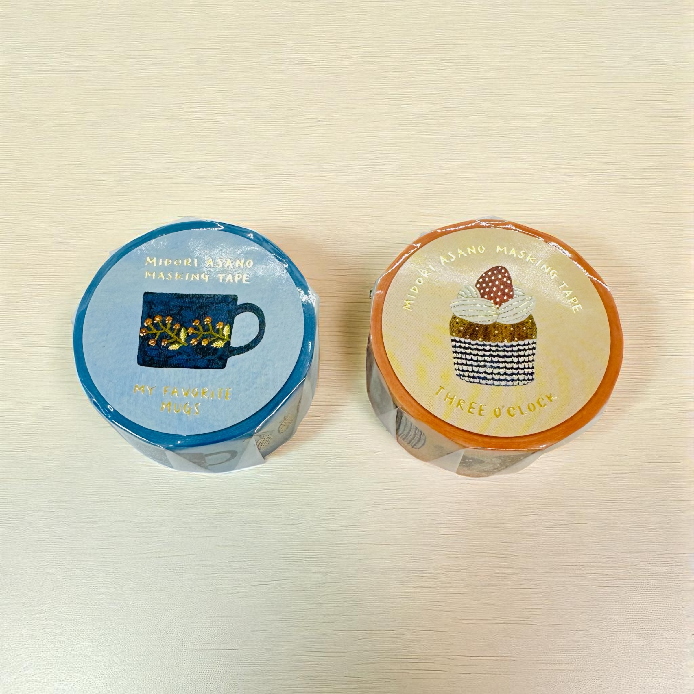 cozyca productsの新作浅野みどりさんのマスキングテープ全2種類、入荷しました☕✨