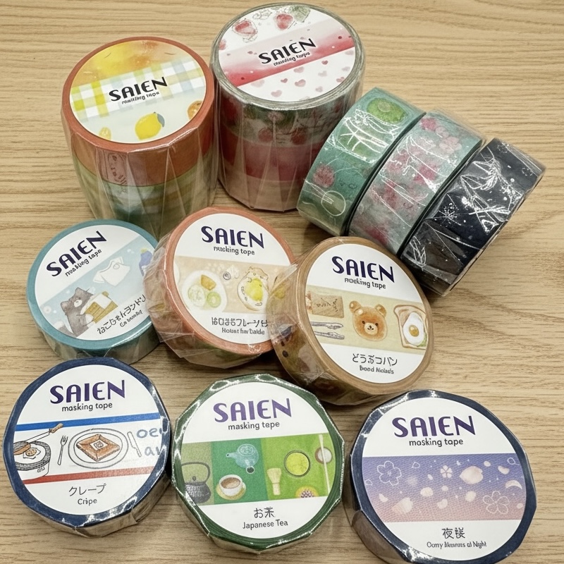 SAIENの2026春🌸新作マスキングテープ、販売中です✨