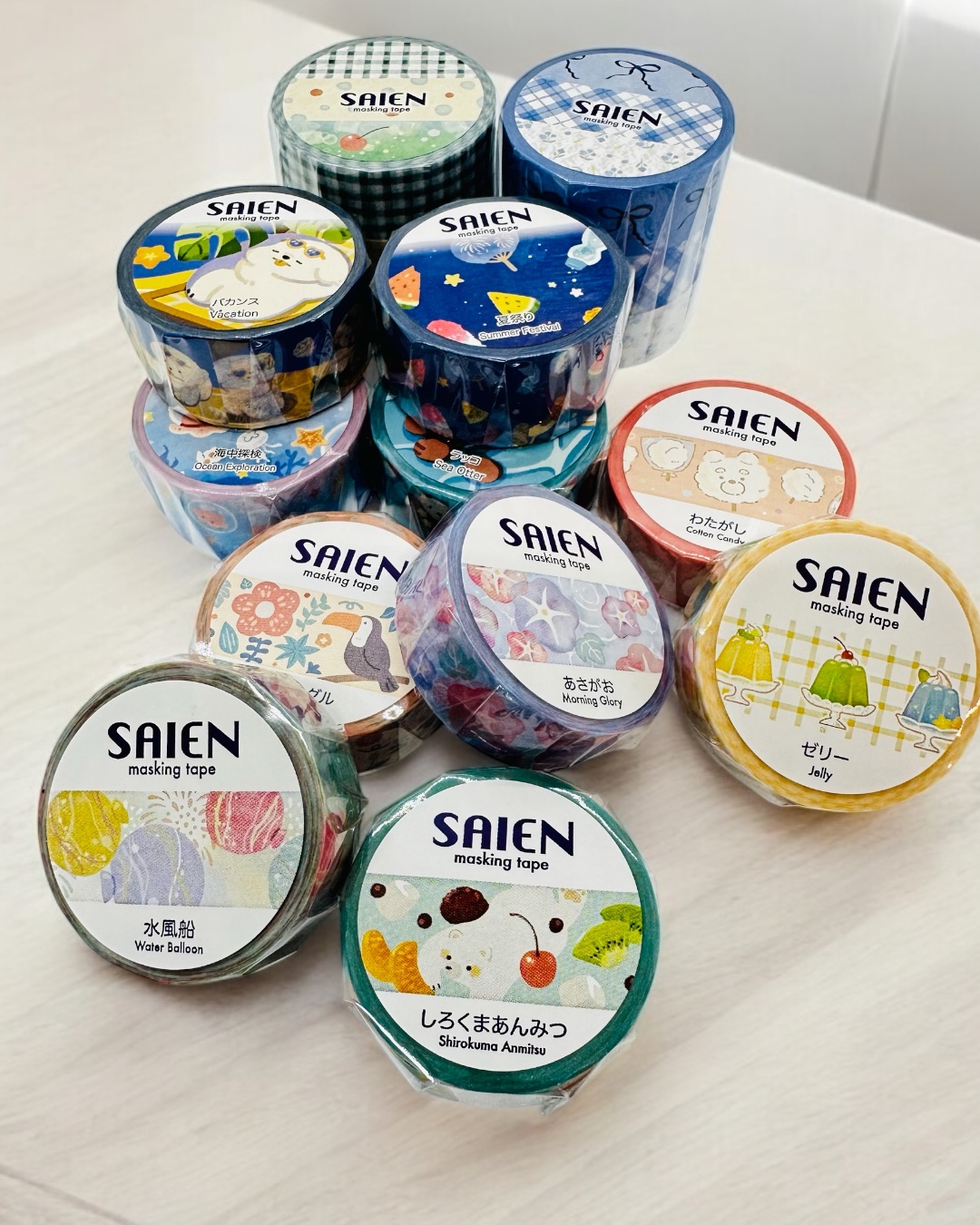 SAIEN（カミイソ産商）の2025年夏新作マスキングテープ、入荷しました✨