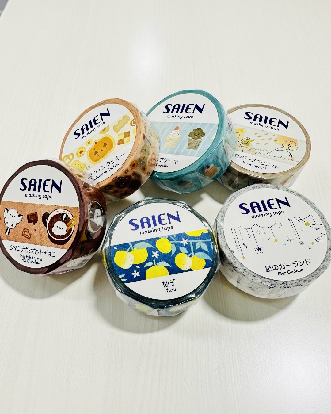 SAIEN（カミイソ産商）の2025年秋新作マスキングテープ🍂入荷しました✨