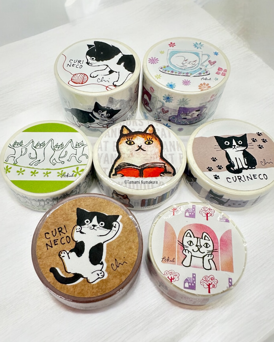 コンサイスの神保町にゃんこ堂のマスキングテープ、再入荷しました✨