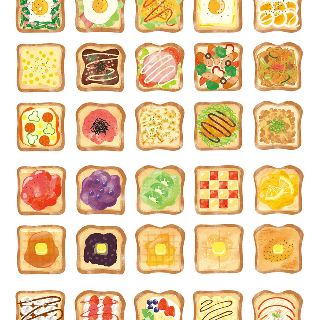 SAIENの2024秋新作🍞フレークシール、販売中です✨