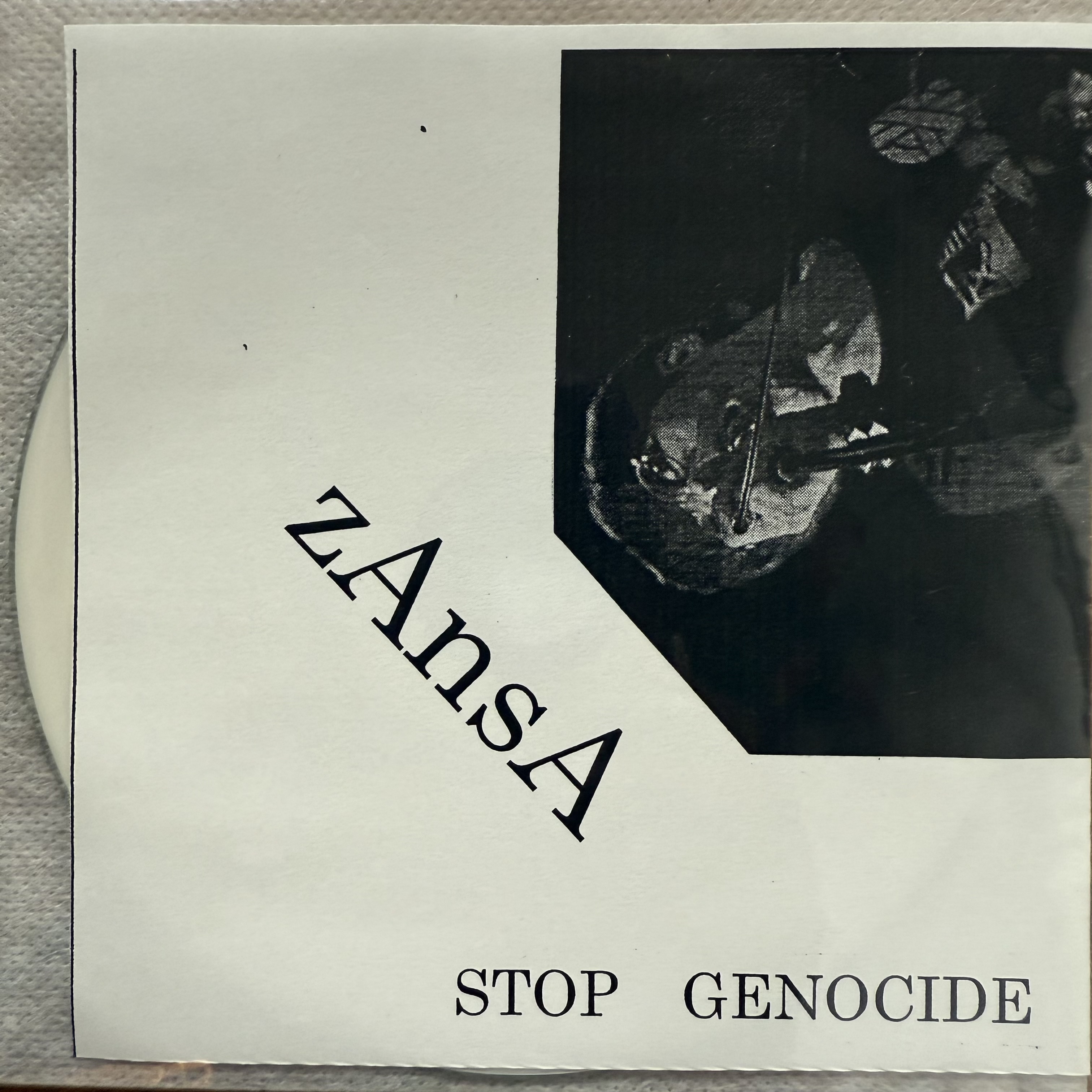 【入荷】zAnsA / STOP GENOCIDE