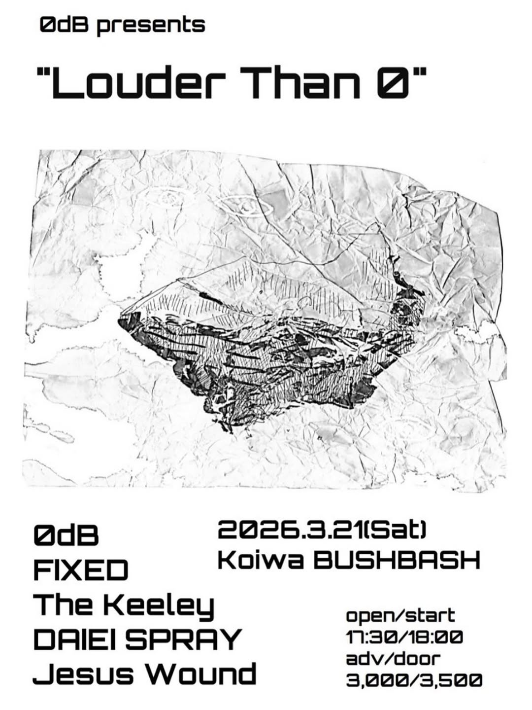 jesuswoundとFIXEDライブ情報