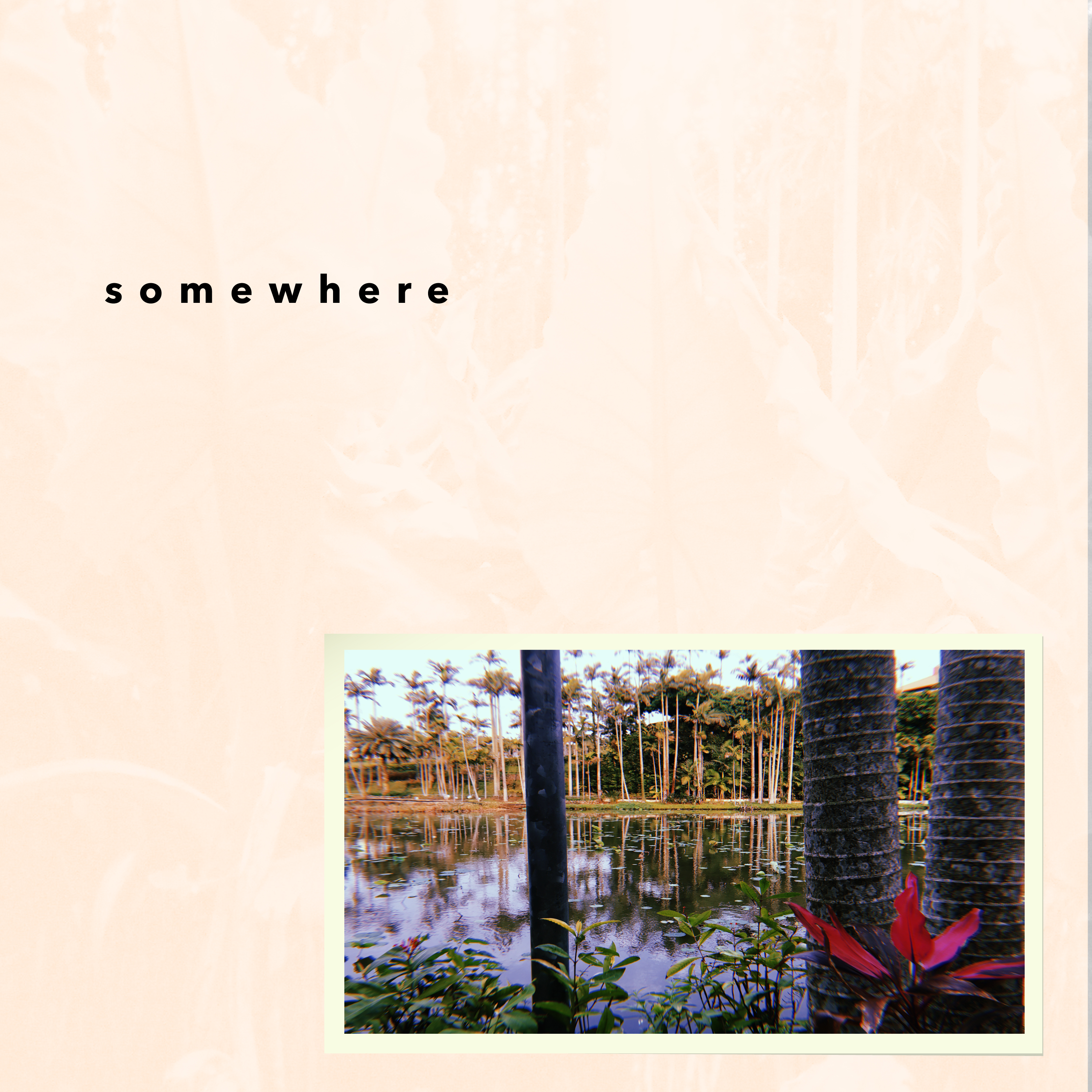新曲"somewhere feat. Budamunk&中村圭作/Yasu-Pacino"リリース