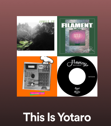 spotify playlist "This is Yotaro"