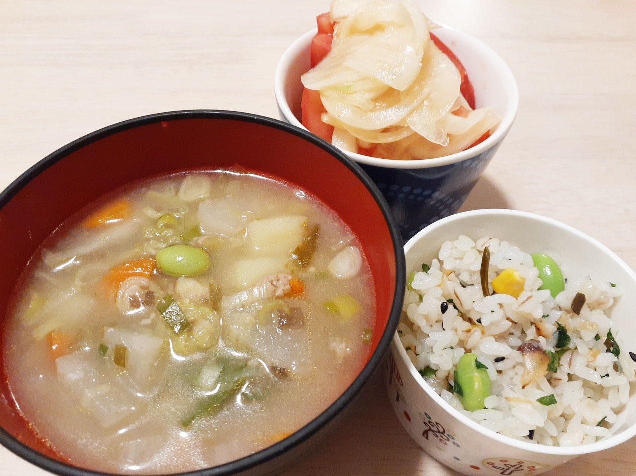 【簡単おだし】「ある日のだし夕ご飯」
