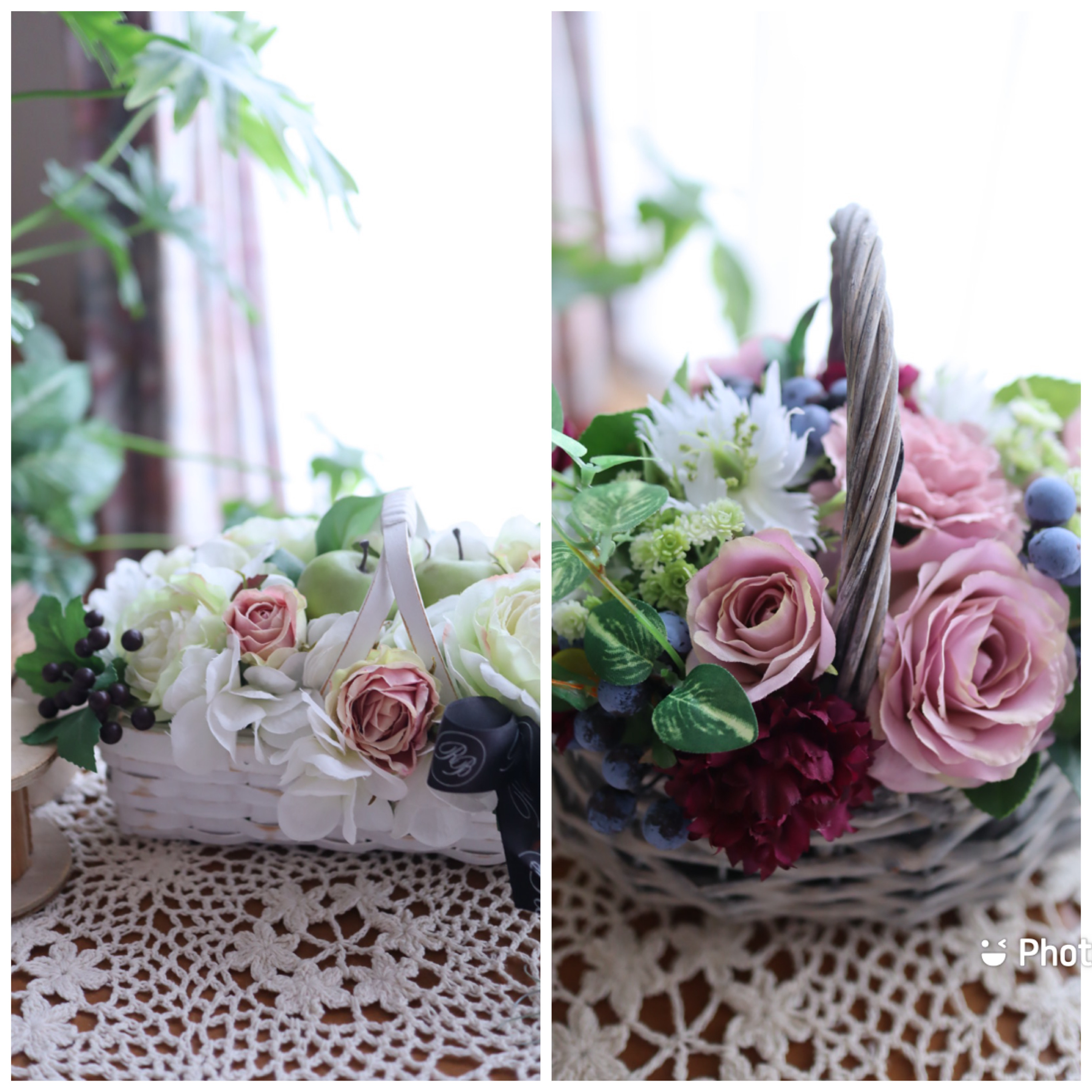 母の日にピッタリ！　バスケットアレンジ